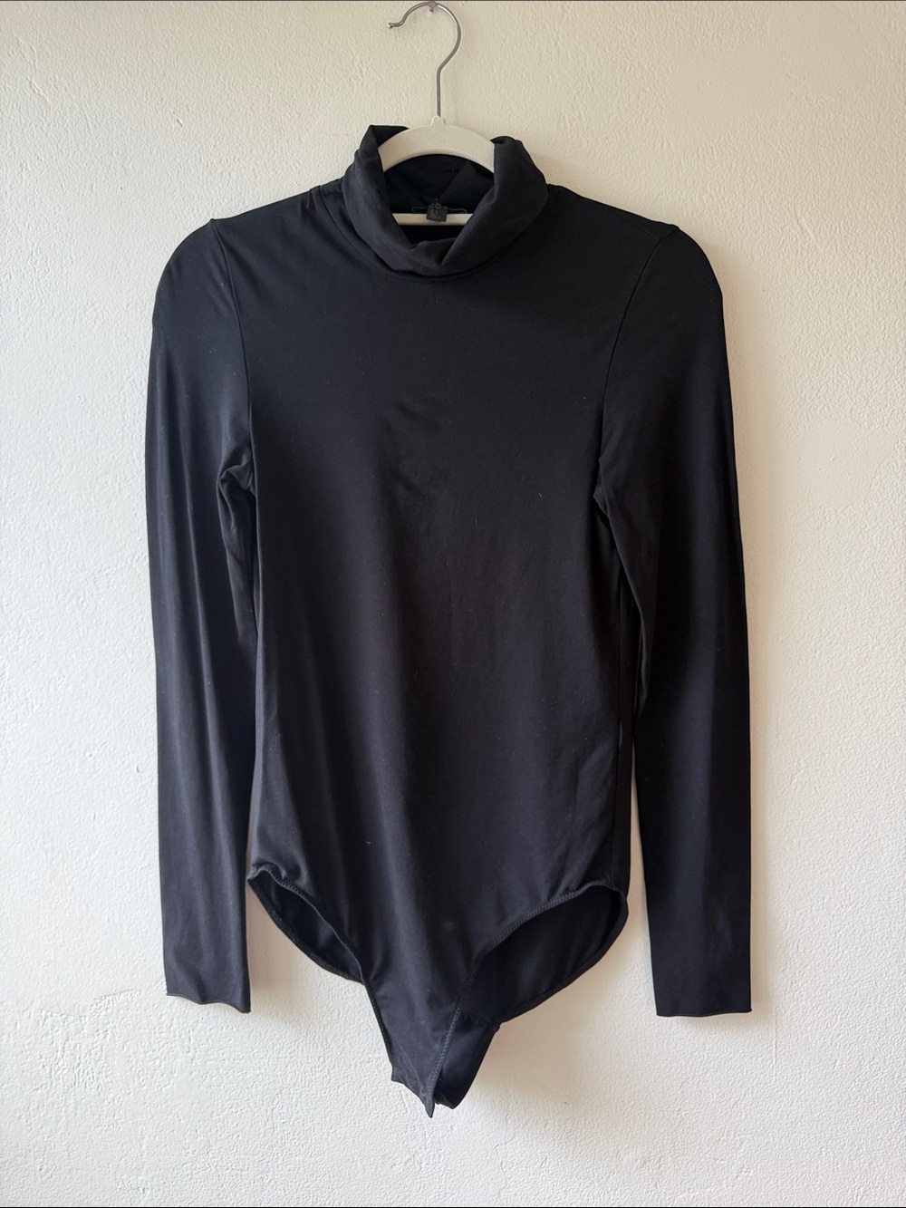COS Black Long-Sleeve Turtleneck Bodysuit